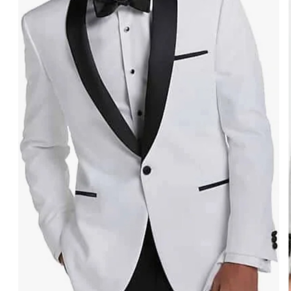 White Silver Ice Jacket  sz 44R